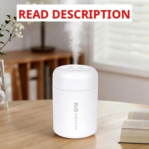 USB Humidifier 300ml with Lights (White)