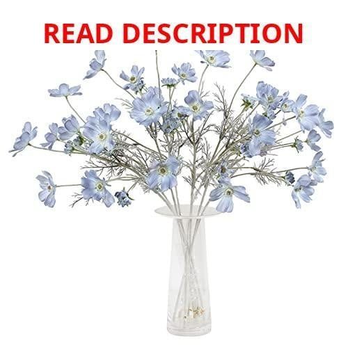 2 Pcs Artificial Cosmos Silk Flowers 23.6" High