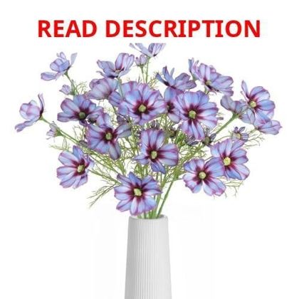IPOPU Cosmos Flowers 40 Heads 8Pcs