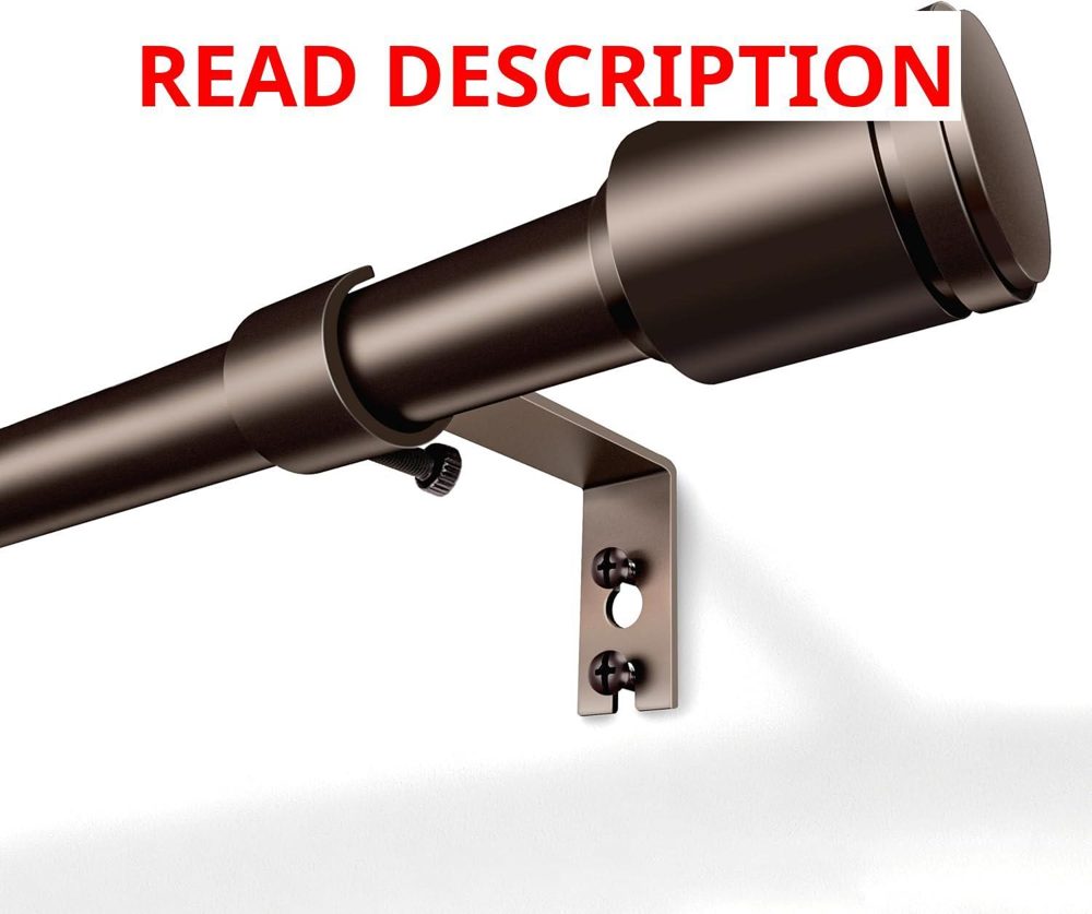 Bronze Adjustable Curtain Rods 30-90"
