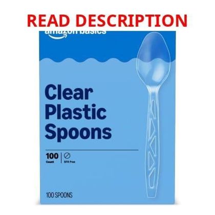 Amazon Basics Disposable Spoons 100ct