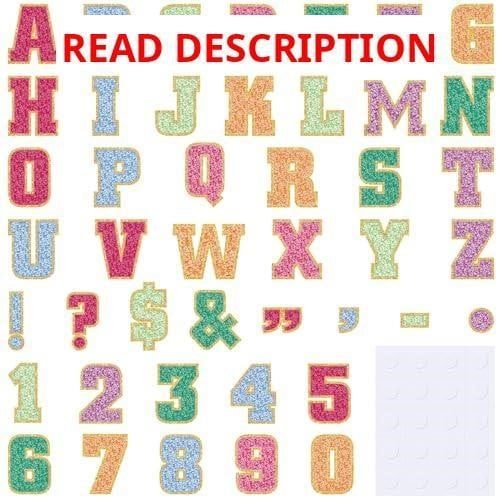 176 Pcs 7" Bulletin Letters Set Colorful
