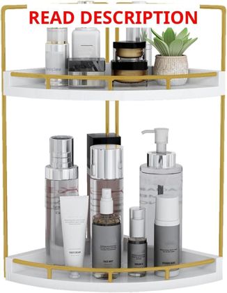 Dorhors Corner Organizer Vanity Shelf