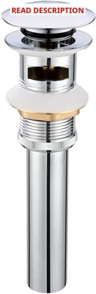 Pop Up Drain Stoper for Bathroom Sink Chrome