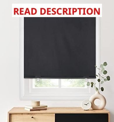 LazBlinds 100% Blackout Roller Shades 36x72