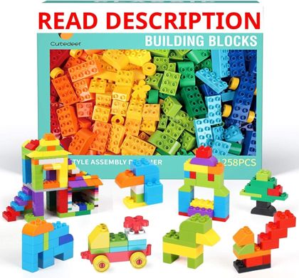 Cutedeer 258-Piece Classic Building Blocks Set