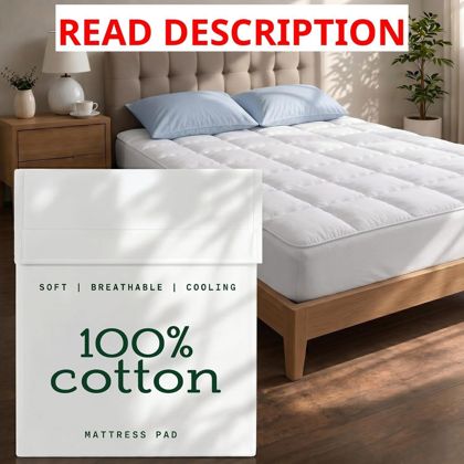 Niagara Cotton Mattress Pad Full 54x75