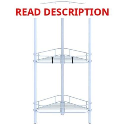 HuggieGems Floor Corner Shower Caddy 3-Tier