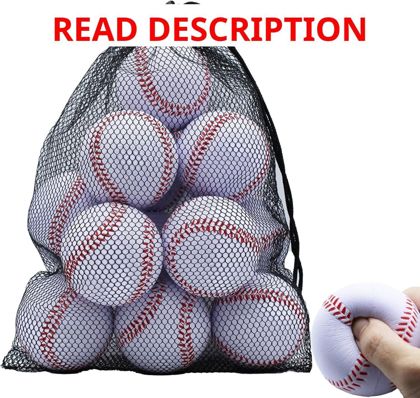 Magicorange Foam Baseballs 12/24 Pack