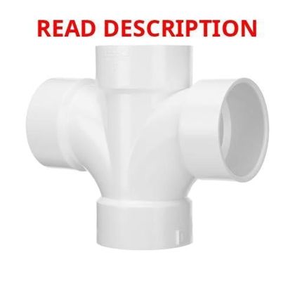 Frienda 3" PVC DWV Tee Fitting White
