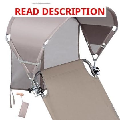 Wind-Resistant Chair Umbrella Canopy UPF 50+
