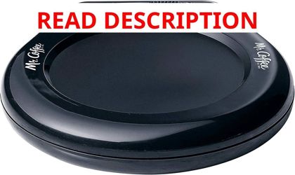 Mr. Coffee Mug Warmer for Coffee & Tea Black