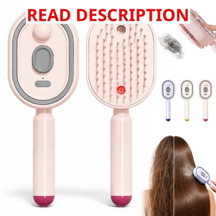 Electric Spray Air Cushion Massage Comb Pink