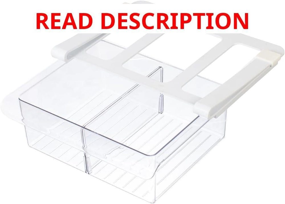 Glad Fridge Drawer Organizer 2 Compartments