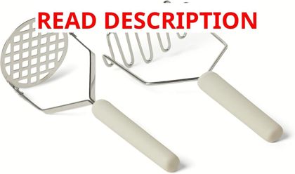Amazon Basics Potato Mashers 2-Piece Set
