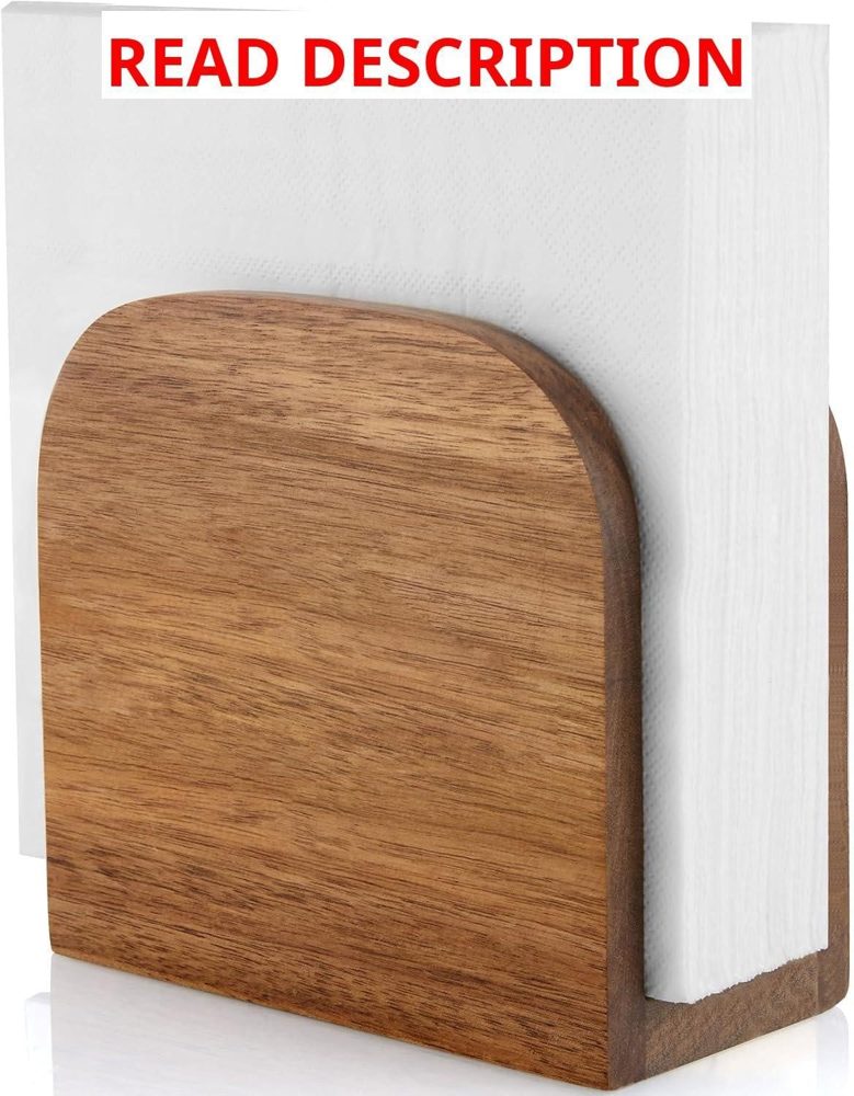 ALELION Acacia Napkin Holder