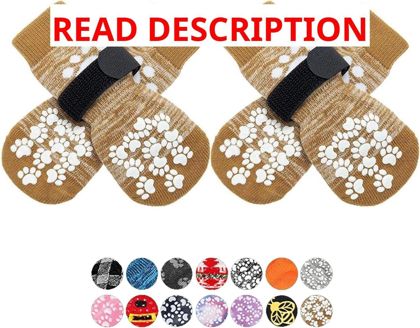 Anti Slip Dog Socks for Traction Boots