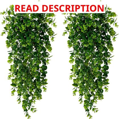 Sggvecsy 1 Pack Artificial Hanging Plants
