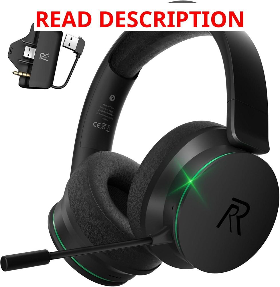 RYR Wireless Gaming Headset: Xbox/PS/Switch