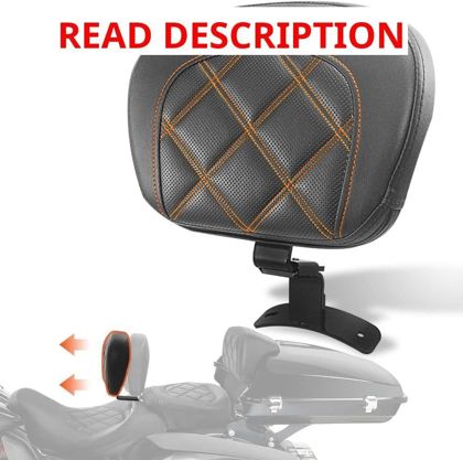 FOVPLUE Driver Backrest Pad Kit for Harley