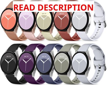 DaQin 10-Pack Bands for Galaxy Watch 20mm