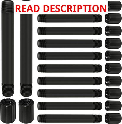 24 Pcs 1/2" NPT Sprinkler Pipe Risers 6"