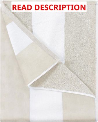 HENBAY Cotton Beach Towel 70x35 Quick Dry