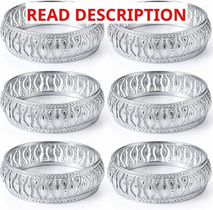 Silver Plated Pichwai Trays 6 Pcs
