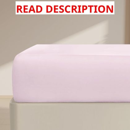 FreshCulture Twin Fitted Sheet (Pink)