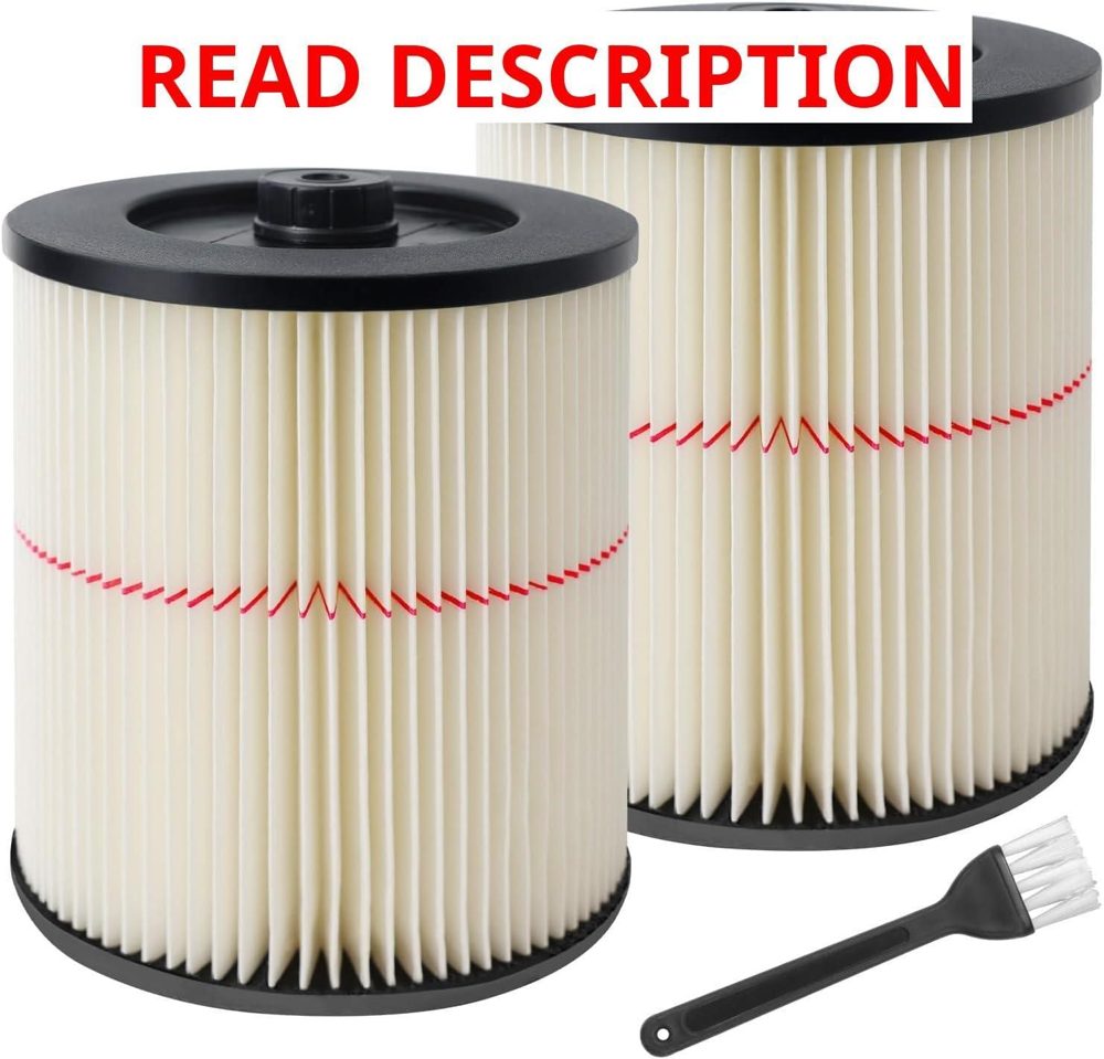 Craftsman Shop Vac Filter 17816 2 Pack
