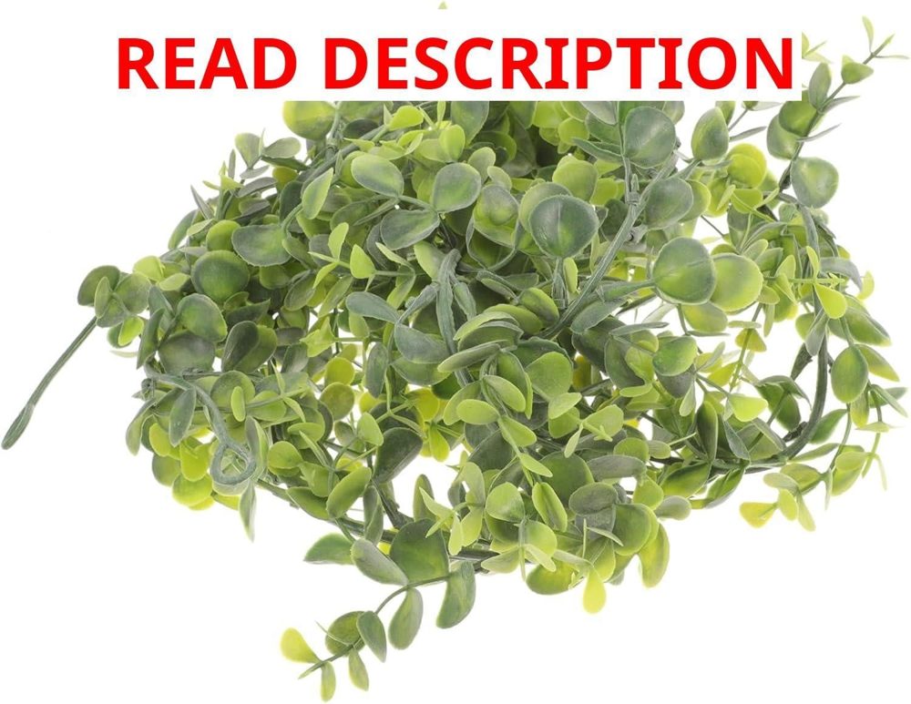 PRETYZOOM Artificial Eucalyptus Garland 3pcs