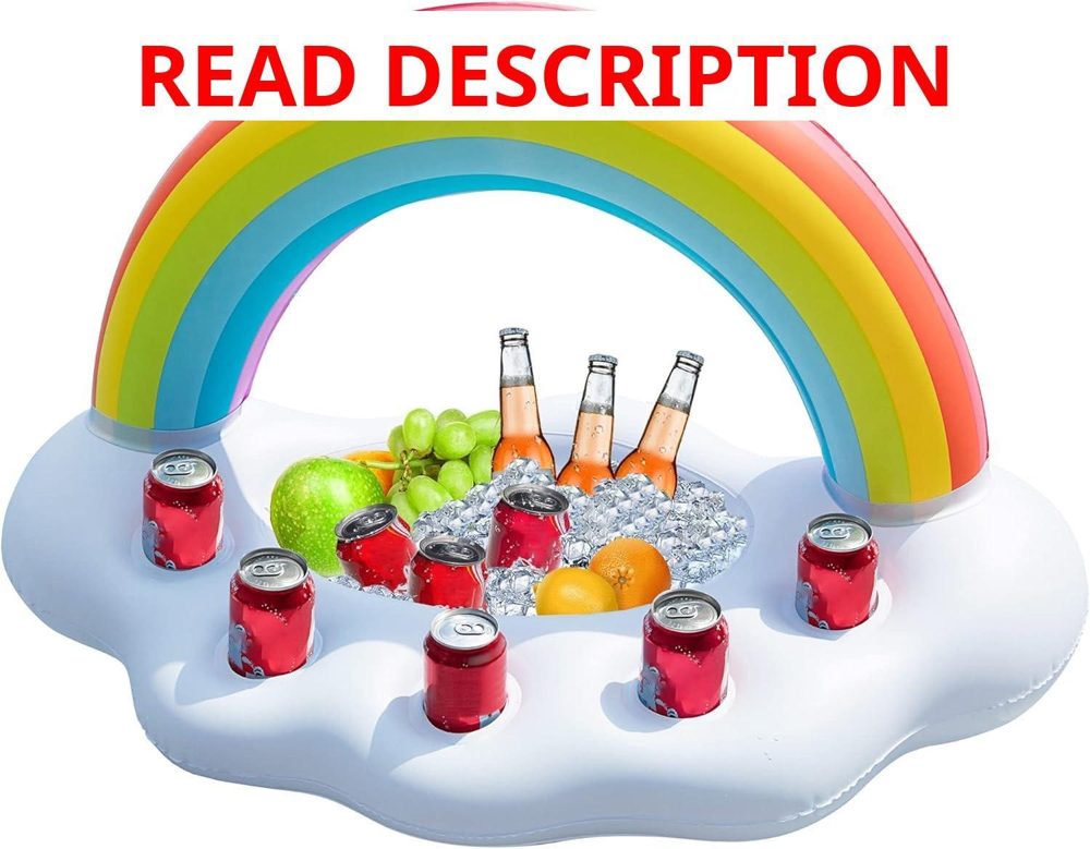 Jasonwell Pool Cooler Rainbow Drink Holder