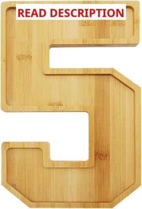 Bamboo Charcuterie Board Box Number 5 Tray