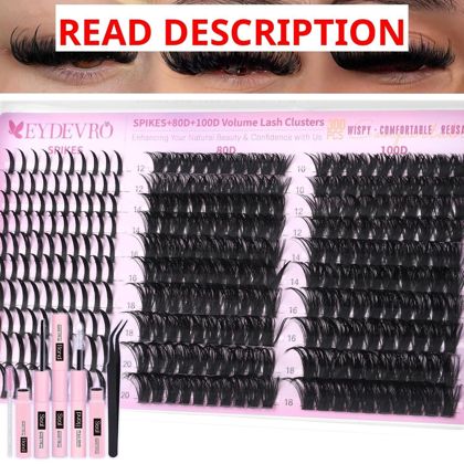 EYDEVRO Lash Clusters with Spikes Kit