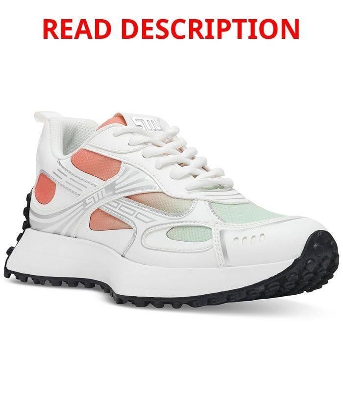 Steve Madden Cyclone Lace-Up Sneakers - White