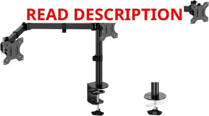 UPGRAVITY Triple Monitor Desk Mount 3x27"
