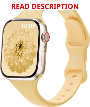 Thin Sport Silicone Band for Apple Watch