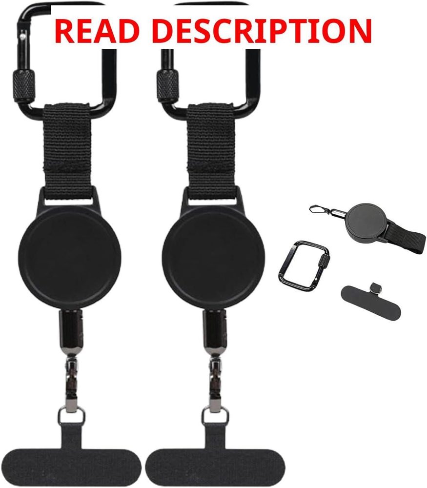 Retractable Phone Lanyard & Tether (2pcs)