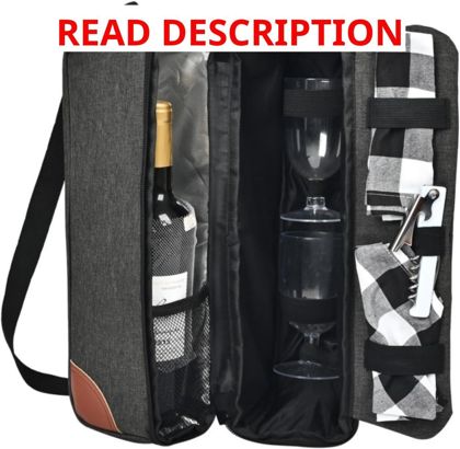 Wine Bag: Insulated Cooler with Accessories