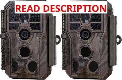 GardePro E5S 2-Pack Trail Camera 64MP/1296P