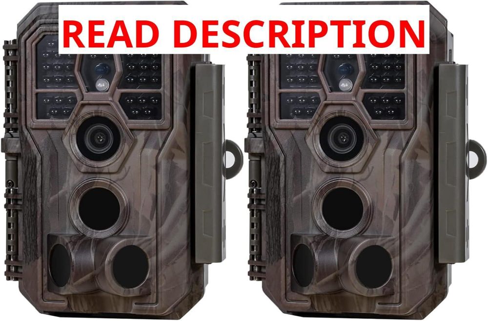 GardePro E5S 2-Pack Trail Camera 64MP/1296P