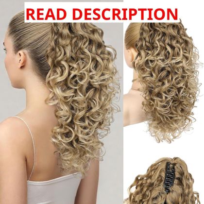 Flufymooz 100% Pure Protein Ponytail 18"