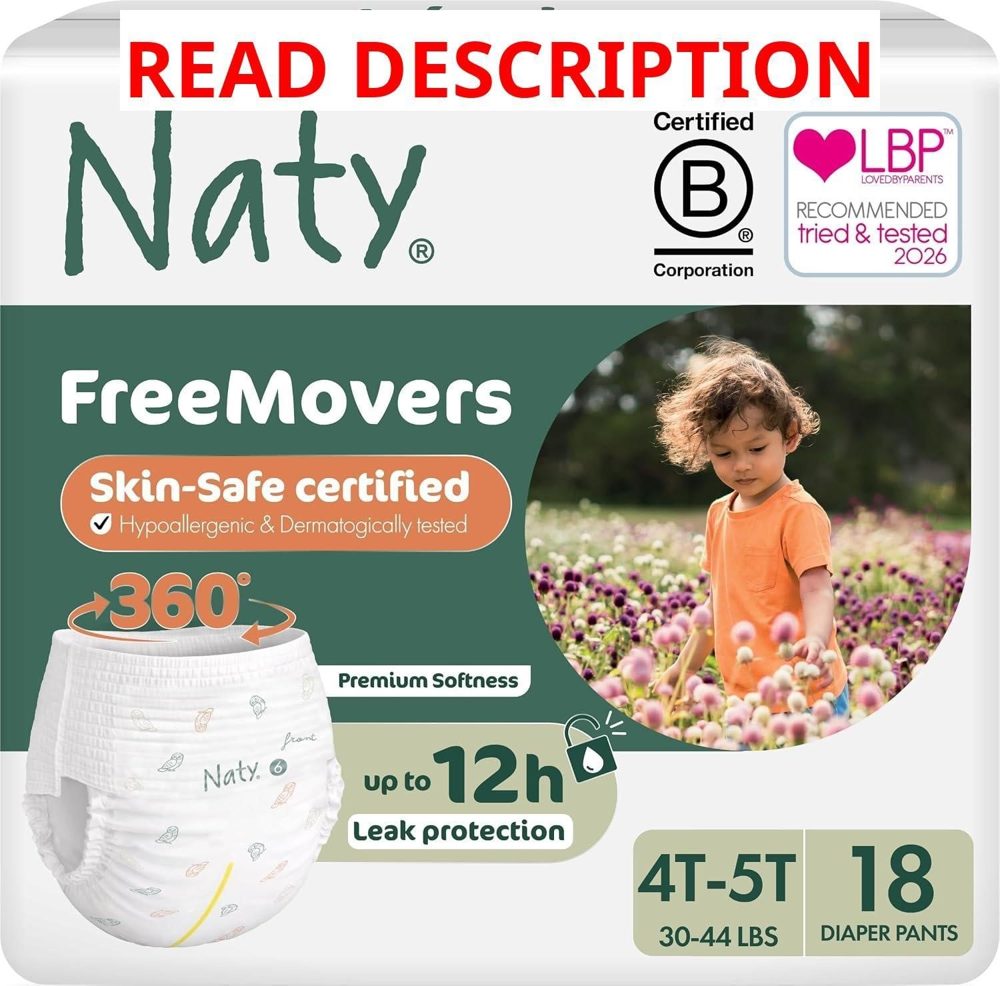 Naty FreeMovers Training Pants Size 6 18 ct