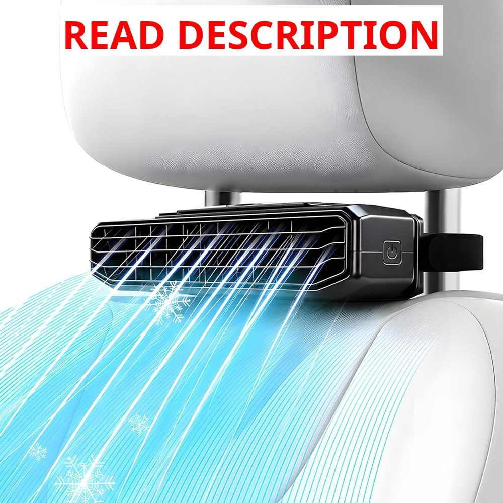 5-Speed Baby Car Seat Fan Ultra-Quiet