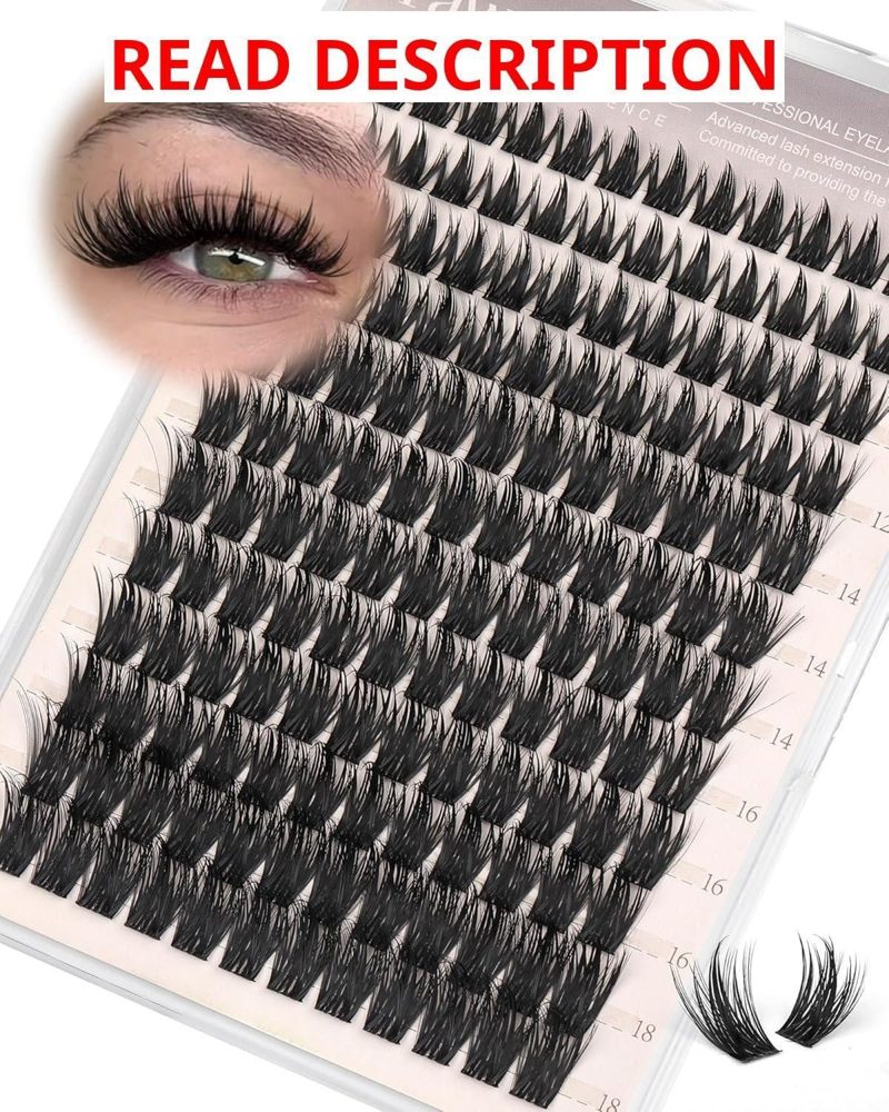 Pawotence Manga Lash Clusters 10-18mm 144pcs