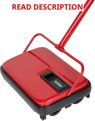 Eyliden Carpet Sweeper Mini Manual Red