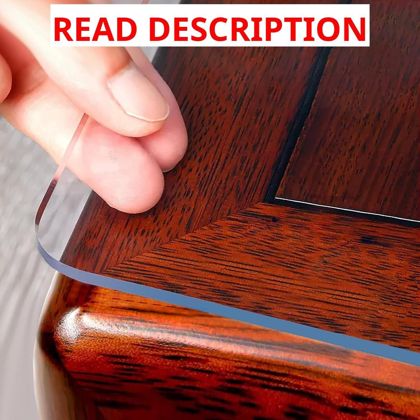 OstepDecor 17x24 in Clear Table Protector 2mm