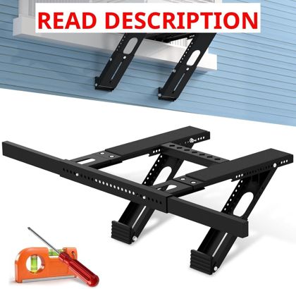 No Drill Window AC Bracket Heavy Duty 350LBS