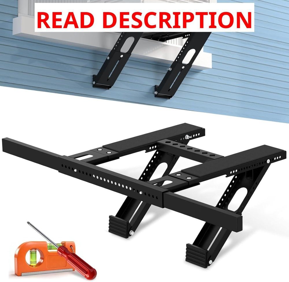 No Drill Window AC Bracket Heavy Duty 350LBS