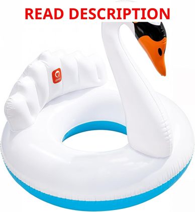 Swan Pool Float Classic White for All